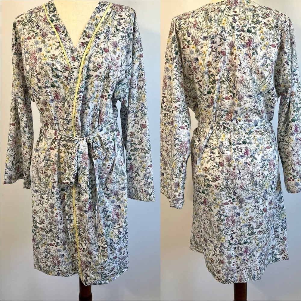 Anthropologie Botanical Print Kimono - Picture 7 of 10